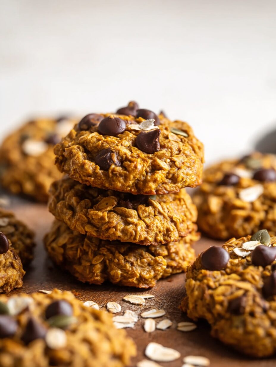 Healthy Pumpkin Oat Cookies