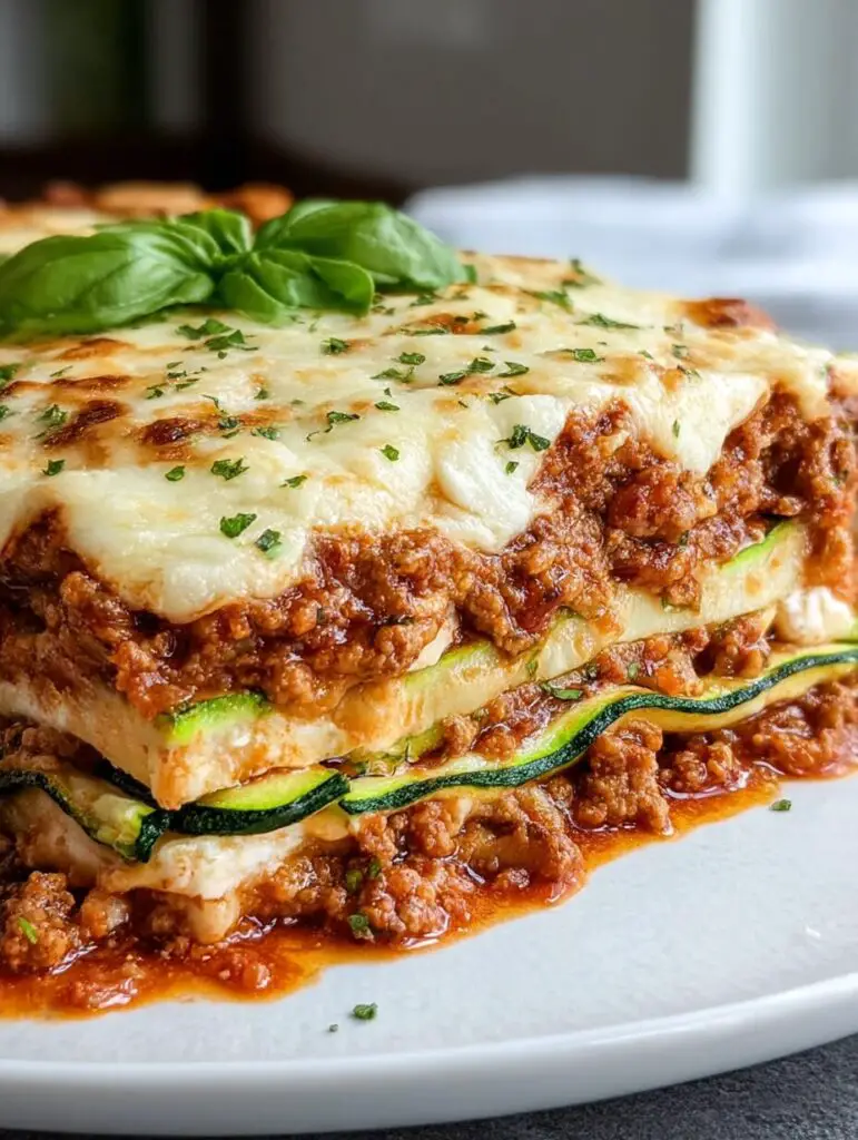 Healthy Zucchini Lasagna recipe