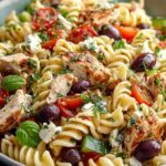 Mediterranean Chicken Pasta Salad