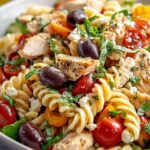 Mediterranean Chicken Pasta Salad