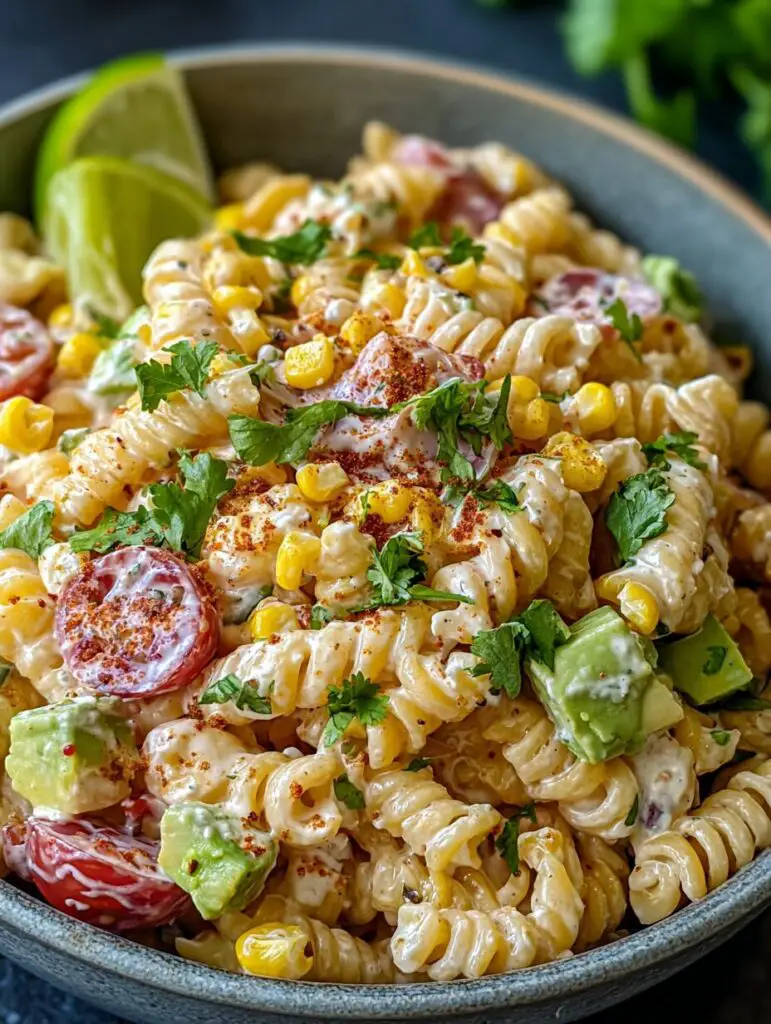Mexican Street Corn Pasta Salad