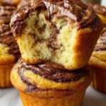 Nutella Swirl Banana Muffins