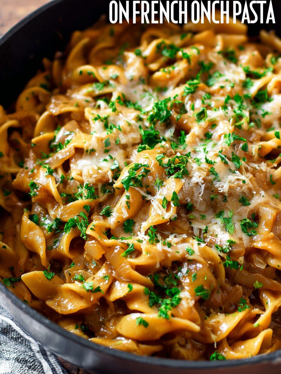 One Pot French Onion Pasta