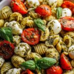 Pesto Caprese Pasta Salad