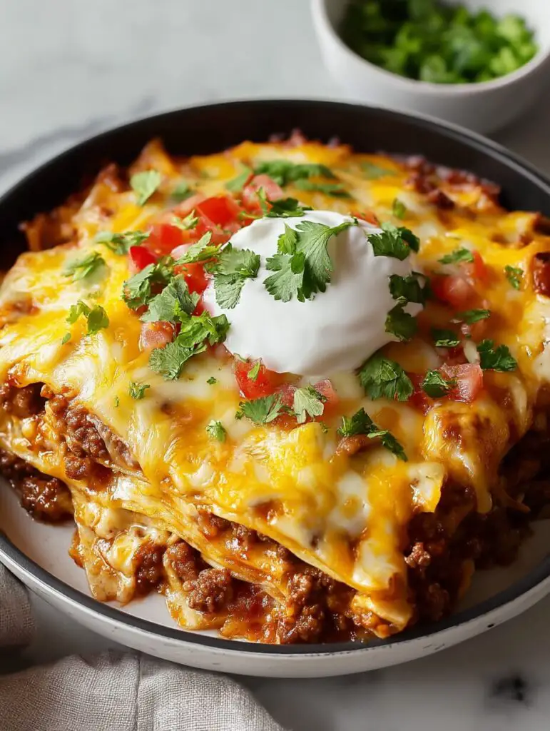 Taco lasagna