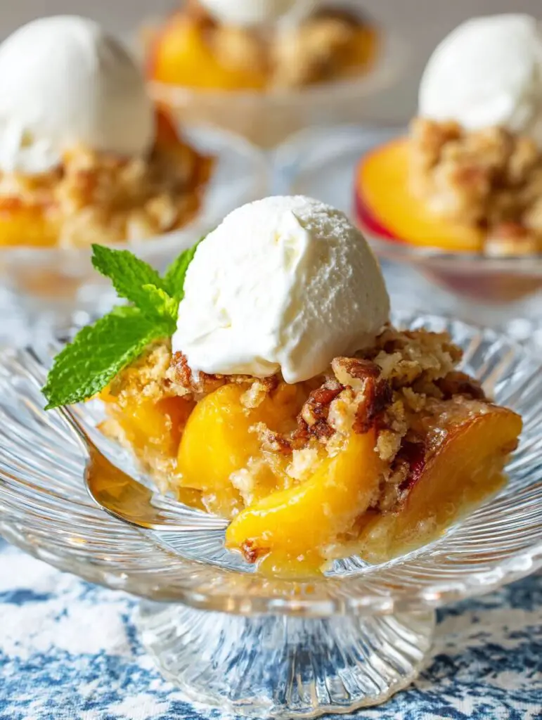 The Easiest Peach Dump Cake Recipe Ever (SO good!)