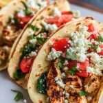 3-Step Mediterranean Chicken Tacos