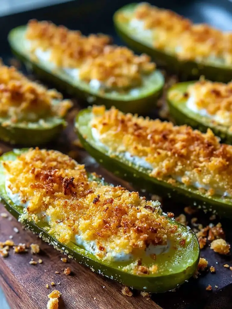 Air Fryer Stuffed Pickles