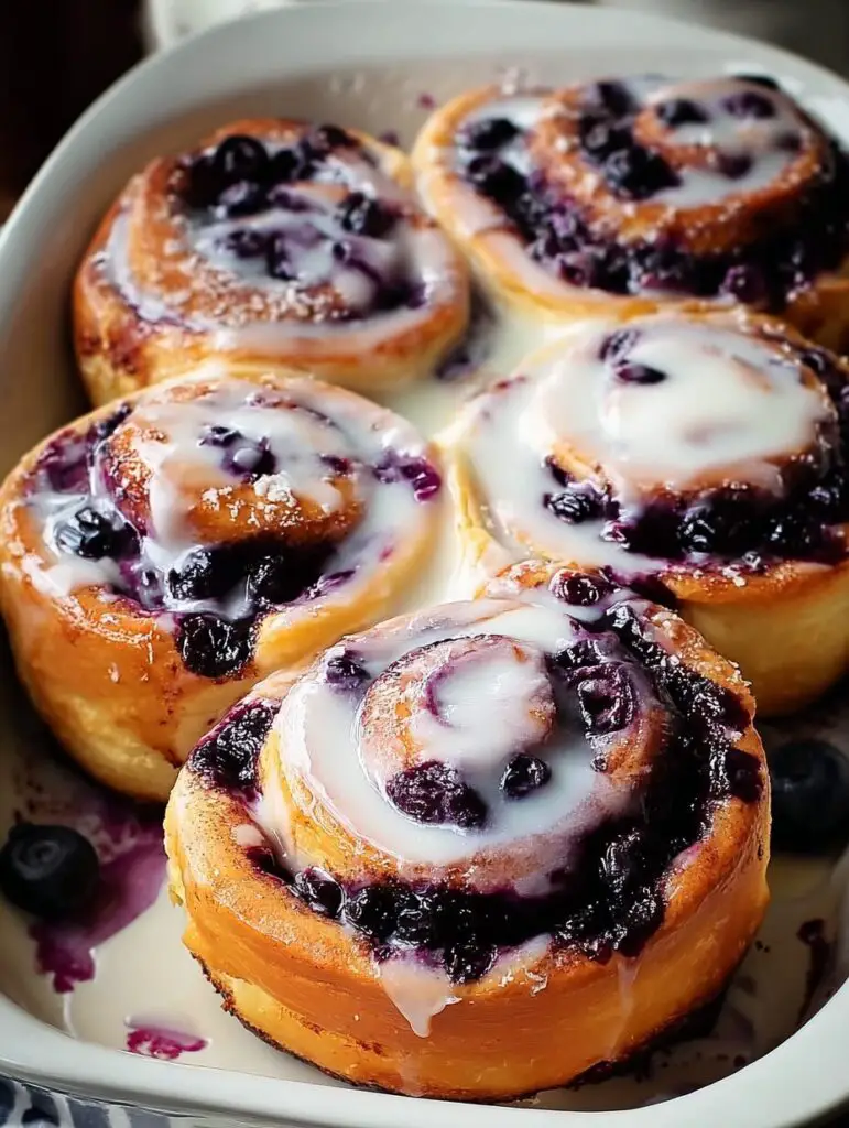 Blueberry Cinnamon Rolls
