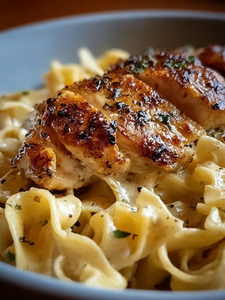 Chicken with Buttered Noodles