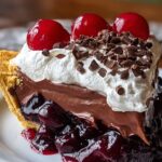 Chocolate Cherry Cream Pie