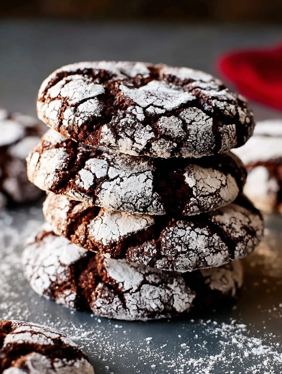 Chocolate Crinkle Cookies