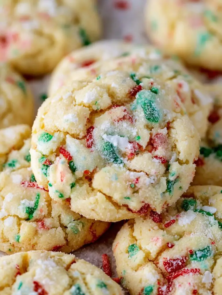 Christmas Gooey Butter Cookies