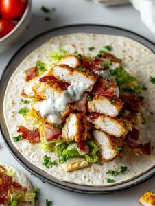 Crispy Chicken Bacon Ranch Wrap