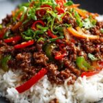 Crispy Chilli Beef Rice