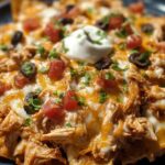 Crockpot Creamy Chicken Nachos