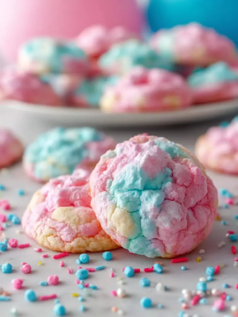 Delicious Cotton Candy Cookies Recipe