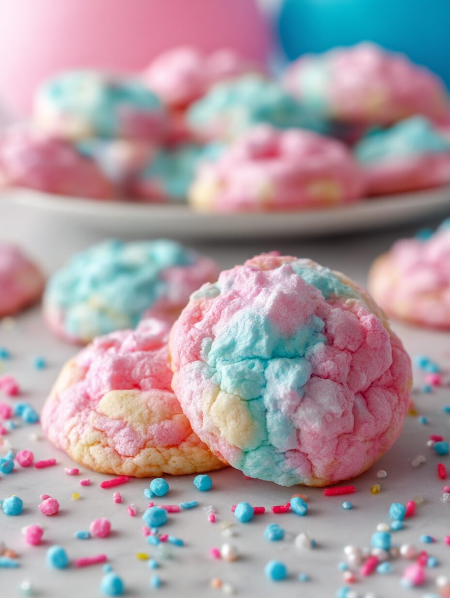 Delicious Cotton Candy Cookies Recipe