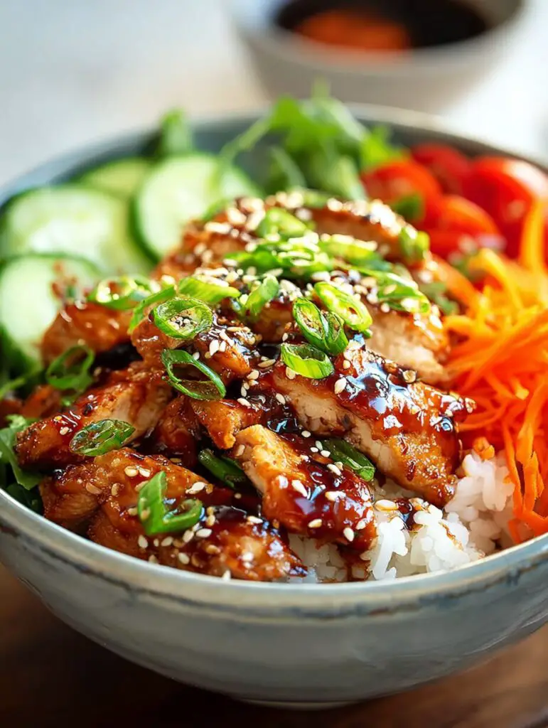 Easy Teriyaki Chicken Bowl Recipe