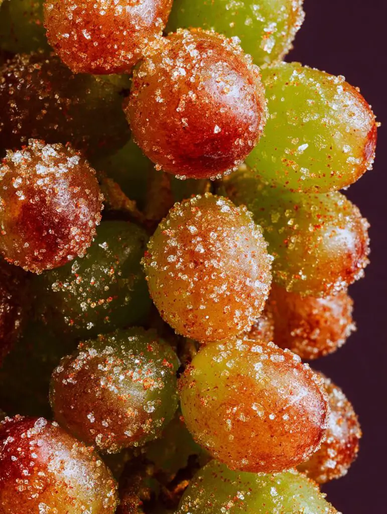 Frozen Tajin Grapes