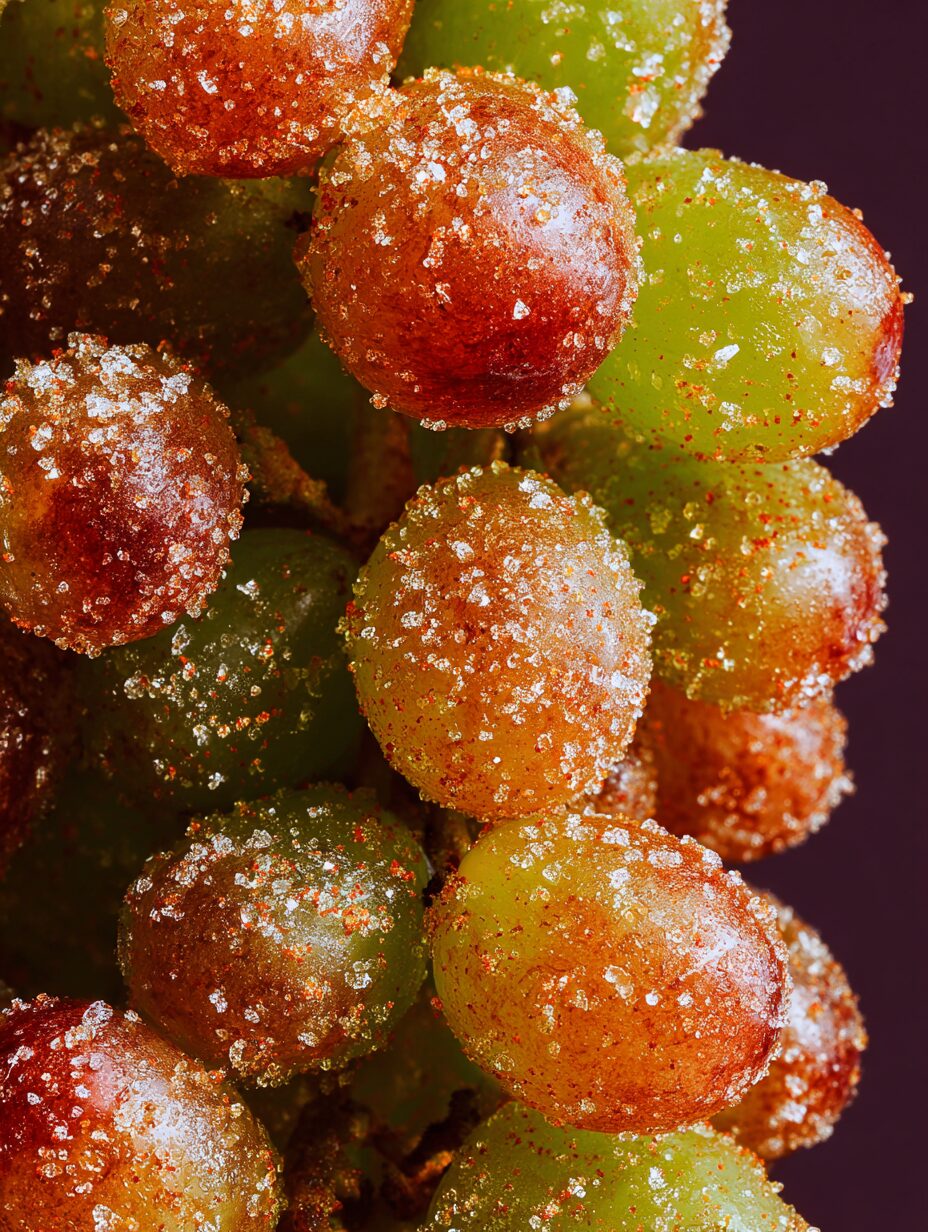 Frozen Tajin Grapes
