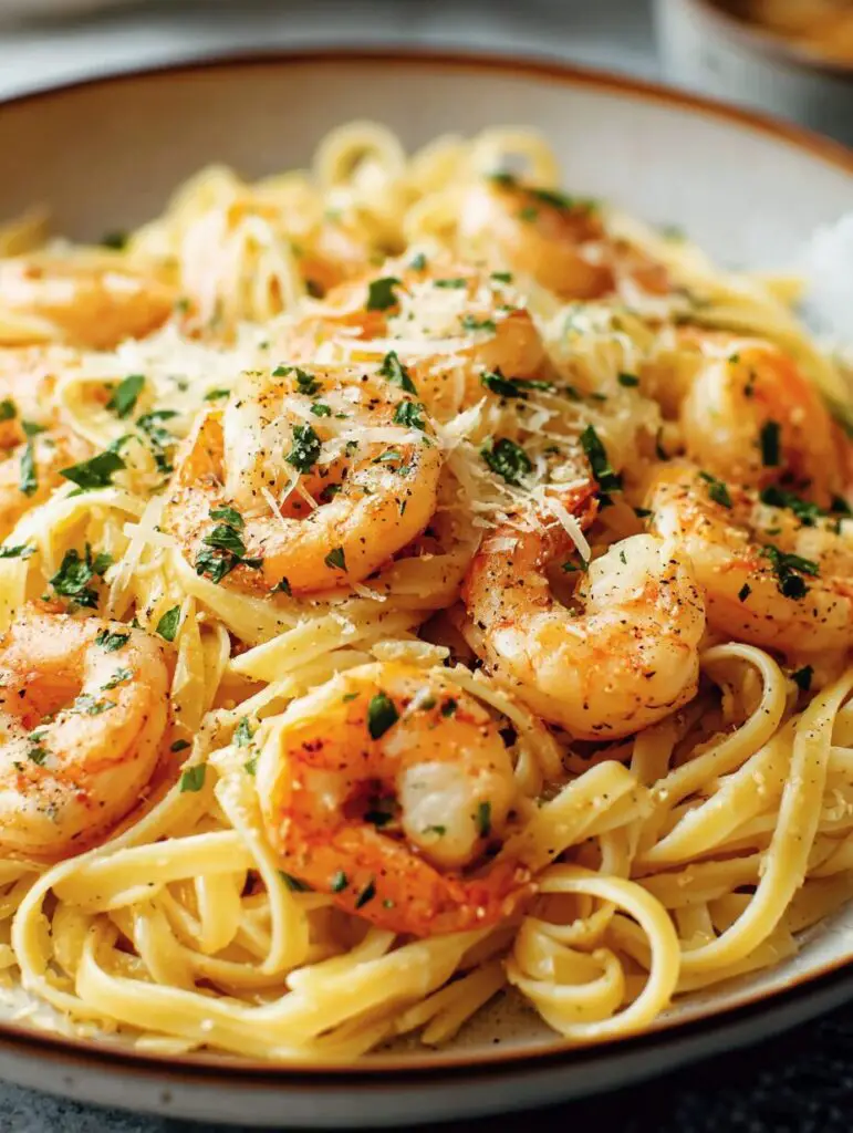 Garlic Butter Shrimp Pasta