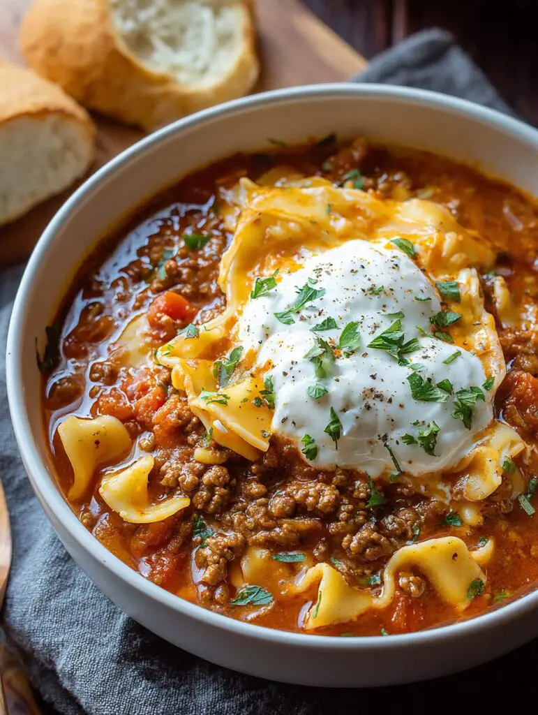 Lasagna Soup