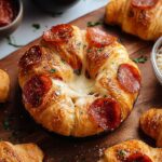 Mozzarella Pepperoni Croissant Rolls