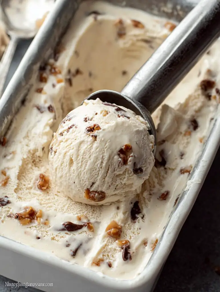 No-Churn Ice Cream {with Toffee and Chocolate}