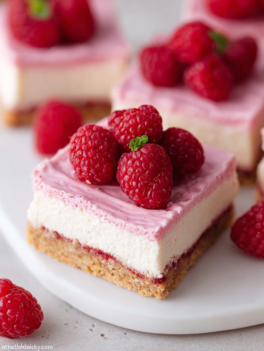 Raspberry Cheesecake Bars