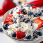 Red White and Blue Cheesecake Salad
