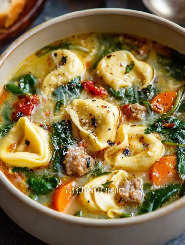 Sausage Tortellini Soup