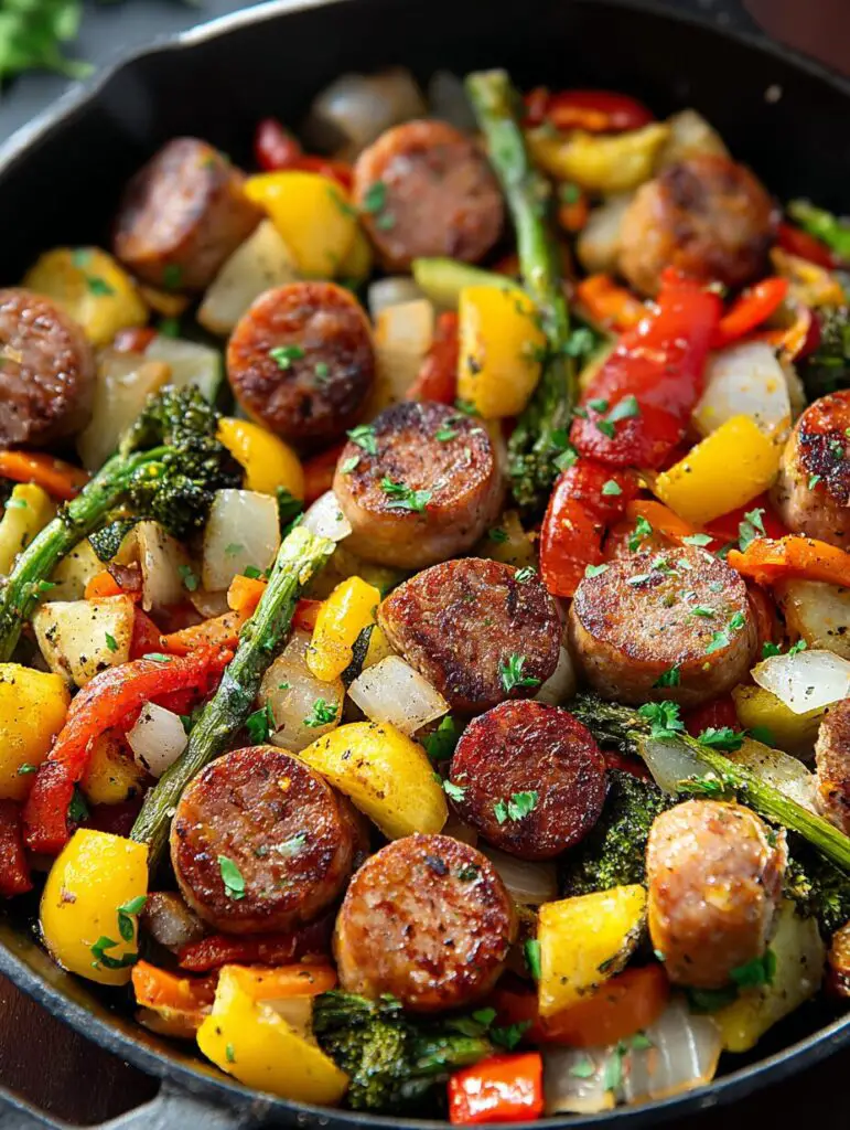 Sausage and Veggies Skillet