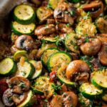 Skillet Zucchini and Mushrooms