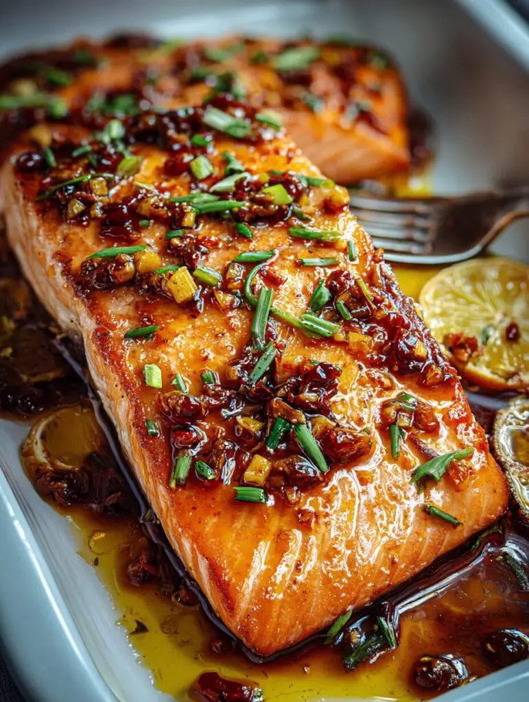Spicy Honey Garlic Salmon