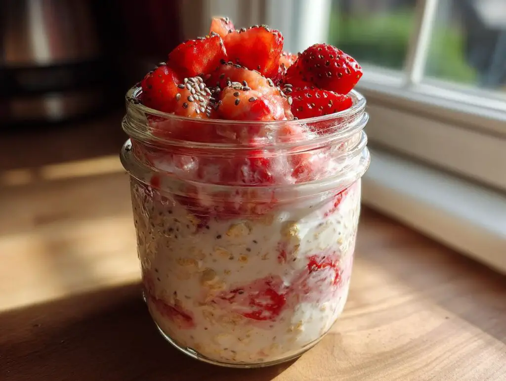 Strawberry Overnight Oats