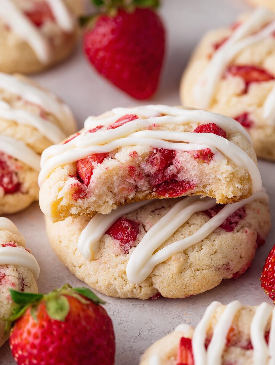 Strawberry Shortcake Cookies