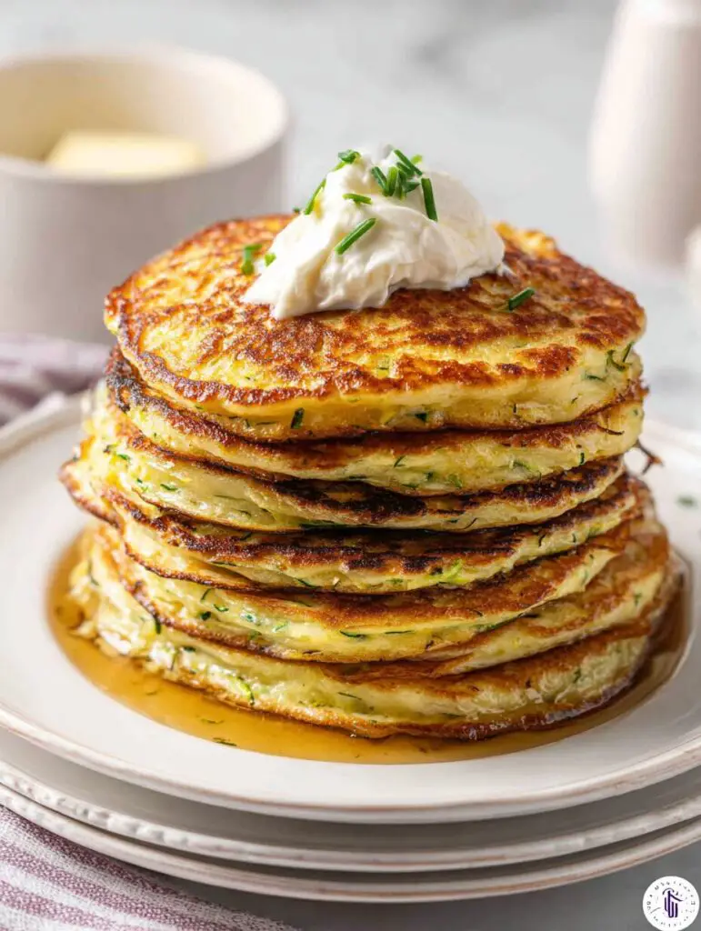 Zucchini Ricotta Pancakes