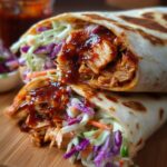 BBQ Chicken Coleslaw Wraps: A Flavorful Delight Awaits!