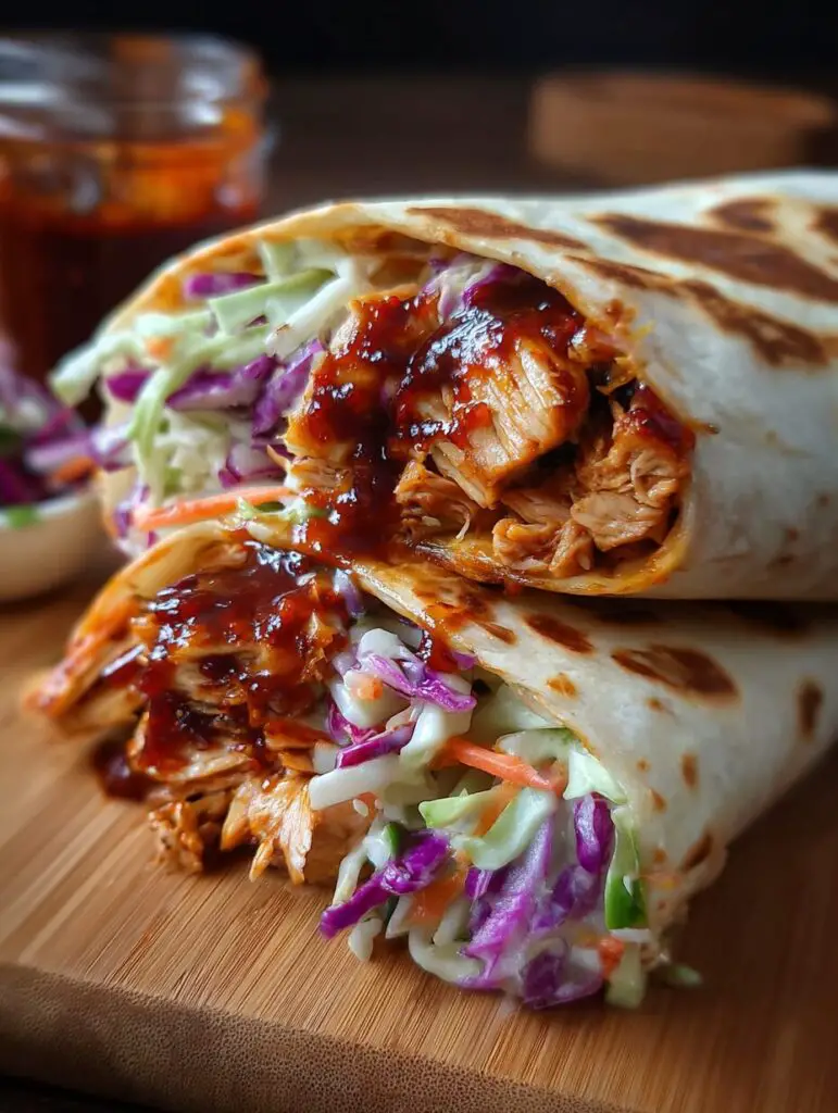BBQ Chicken Coleslaw Wraps: A Flavorful Delight Awaits!