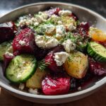 Beet Salad with Feta, Cucumbers, and Dill