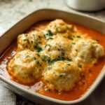 Best Tomato Soup with Cheddar Bay Dumplings