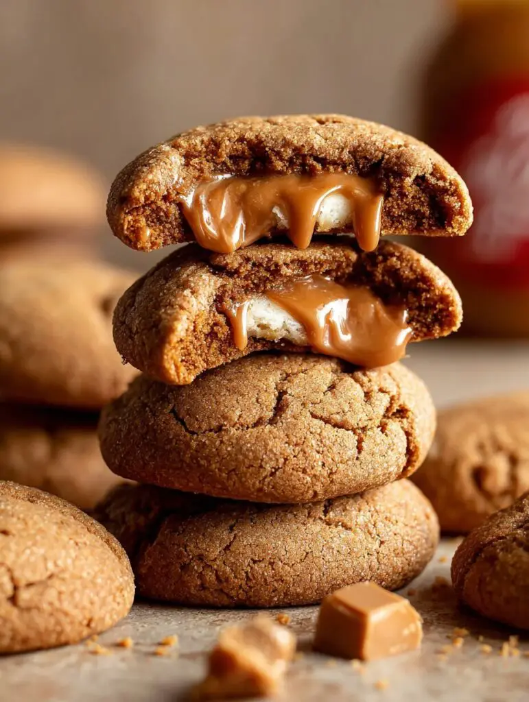 Biscoff Stuffed Cookies