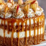 Caramel Apple Cheesecake Cake Recipe
