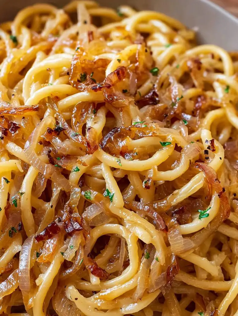 Caramelized Onion Pasta Recipe