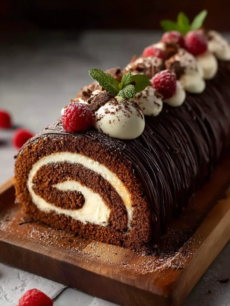 Choco Swiss Roll Delight Recipe