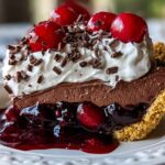 Chocolate Cherry Cream Pie