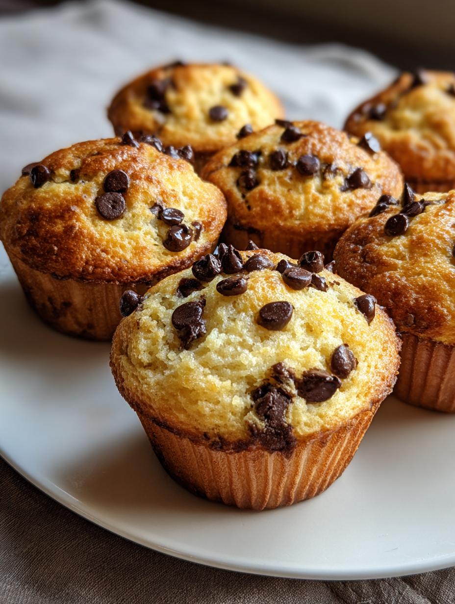 Chocolate Chip Muffins - detail 1