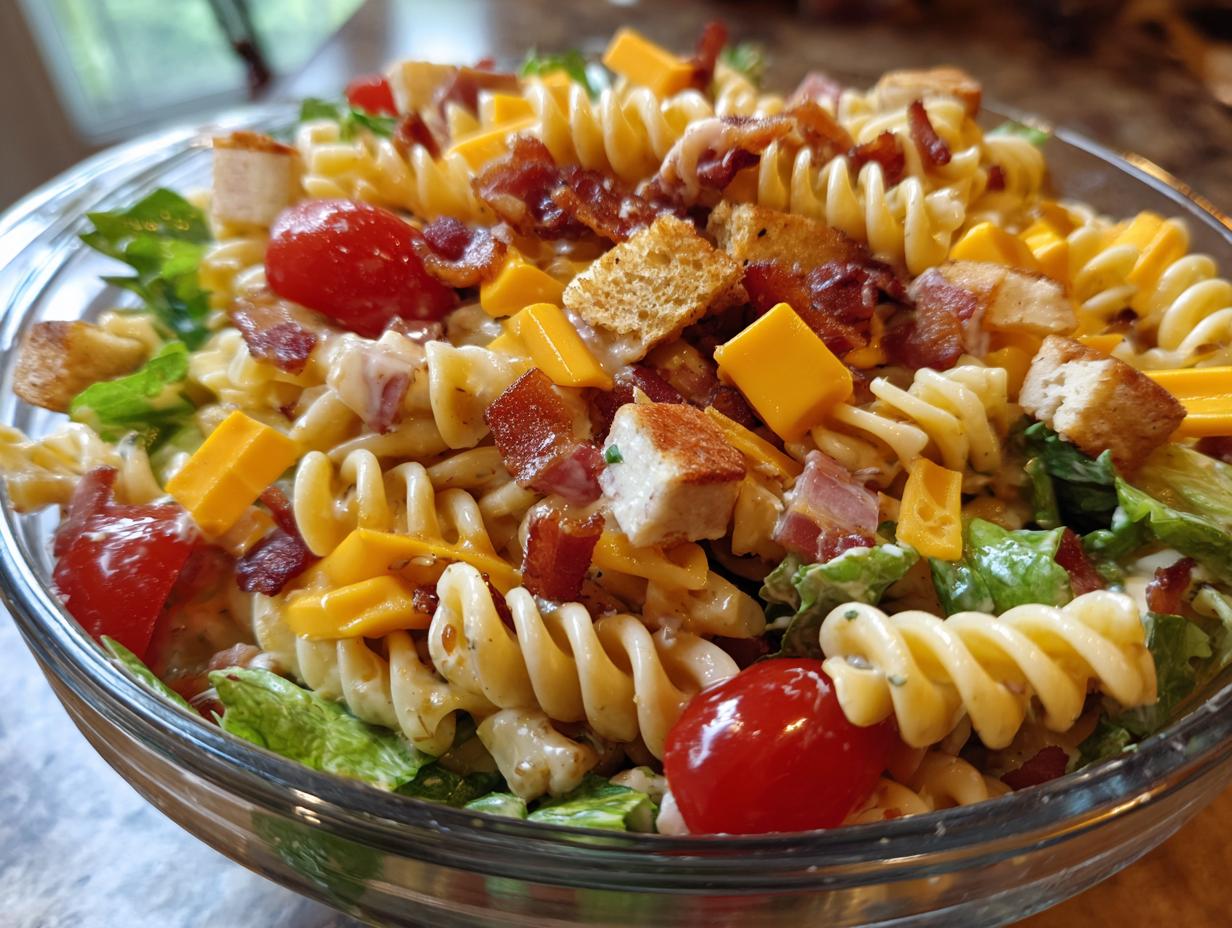Club Sandwich Pasta Salad
