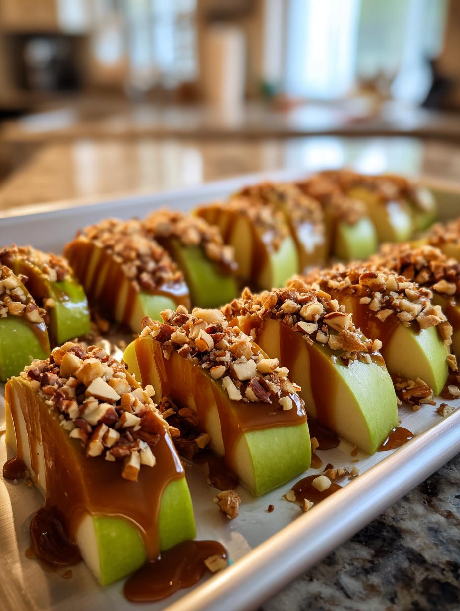 Easy Sheet Pan Caramel Apples - detail 1